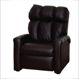 Poltrona Agile Reclinável Corino Marrom Matrix - 1