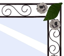 Ver imagem 4 de Moldura com Flores em Ferro para Espelho Simples e Decoração Interna - Prata