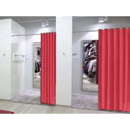 Cortina Vermelha Provador Roupas 100% Privacidade 1,50x2,00 - 1 Cortina Vermelha Provador Roupas 100% Privacidade 1,50x2,00 - 1