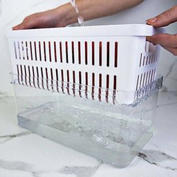 Kit 3 Caixa Organizadora Geladeira Frutas Verduras 5 Litros - 6