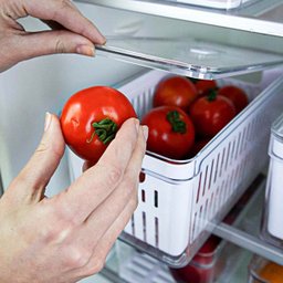 Kit 3 Caixa Organizadora Geladeira Frutas Verduras 5 Litros - 5