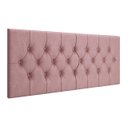 Ver imagem 2 de Cabeceira Painel Cama Casal 1,40 Capitonê Box Estofada - Rose Suede