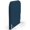 Ver imagem 5 de Cabeceira Cama Box Queen Estofada Orgânica 160cm Alice W01 Suede Azul Marinho - Lyam Decor