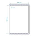 Ver imagem 2 de 10 Rolos Etiqueta 10X15 100X150 Térmica Adesiva Serrilha