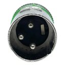 Ver imagem 2 de Cannon Xlr Macho Conector 3 Pinos Verde Profissional Kit 2