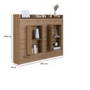 Ver imagem 6 de Cama de Casal Articulável Mel Horizontal Mdp Hanover Dobrável Decoração Art In Móveis