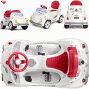 Ver imagem 3 de Carrinho Fouks Branco Calesita de Passeio e Pedal para Bebe