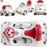 Carrinho Fouks Branco Calesita de Passeio e Pedal para Bebe - 3