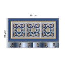 Ver imagem 5 de Cabideiro de Parede Porta Colar Chaves Cintos Toalhas - Azulejo Azul