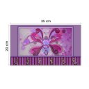 Ver imagem 5 de Cabideiro de Parede Porta Colar Chaves Cintos Toalhas - Borboleta Rosa