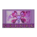 Ver imagem 1 de Cabideiro de Parede Porta Colar Chaves Cintos Toalhas - Borboleta Rosa