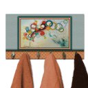 Ver imagem 3 de Cabideiro de Parede Porta Colar Chaves Cintos Toalhas - Celebração da Vida