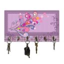 Ver imagem 2 de Cabideiro de Parede Porta Colar Chaves Cintos Toalhas - Arabescos