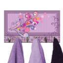 Ver imagem 3 de Cabideiro de Parede Porta Colar Chaves Cintos Toalhas - Arabescos