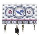Ver imagem 2 de Cabideiro de Parede Porta Chaves Toalhas Linha Náutica Marinheiro Mar 2