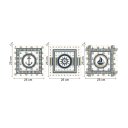 Ver imagem 2 de Conjunto Kit com 3 Quadros Náuticos Decorativos Linha Náutica Marinheiro Mar 3