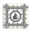 Ver imagem 5 de Conjunto Kit com 3 Quadros Náuticos Decorativos Linha Náutica Marinheiro Mar 3
