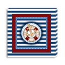 Ver imagem 4 de Conjunto Kit com 3 Quadros Náuticos Decorativos Linha Náutica Marinheiro Mar 4