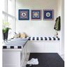 Conjunto Kit com 3 Quadros Náuticos Decorativos Linha Náutica Marinheiro Mar 4 - 6