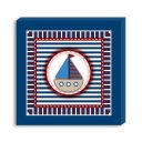 Ver imagem 3 de Conjunto Kit com 3 Quadros Náuticos Decorativos Linha Náutica Marinheiro Mar 4