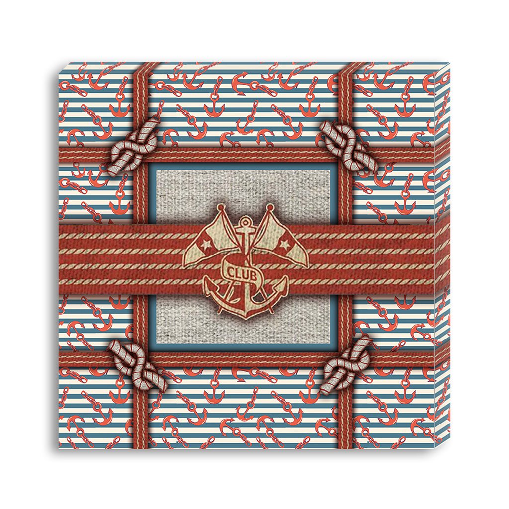 Conjunto Kit com 3 Quadros Náuticos Decorativos Linha Náutica Marinheiro Mar 5 - 4
