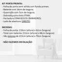 Ver imagem 4 de Kit Porta Pronta Primer - 210x62cm - Abertura Direita
