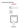 KIT PORTA PRONTA PRIMER - 210X62CM - ABERTURA DIREITA - 3