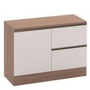 Ver imagem 7 de Conjunto 2 Aéreos e Balcão 120cm c/Tampo Etna - Carvalho Oak/Off White