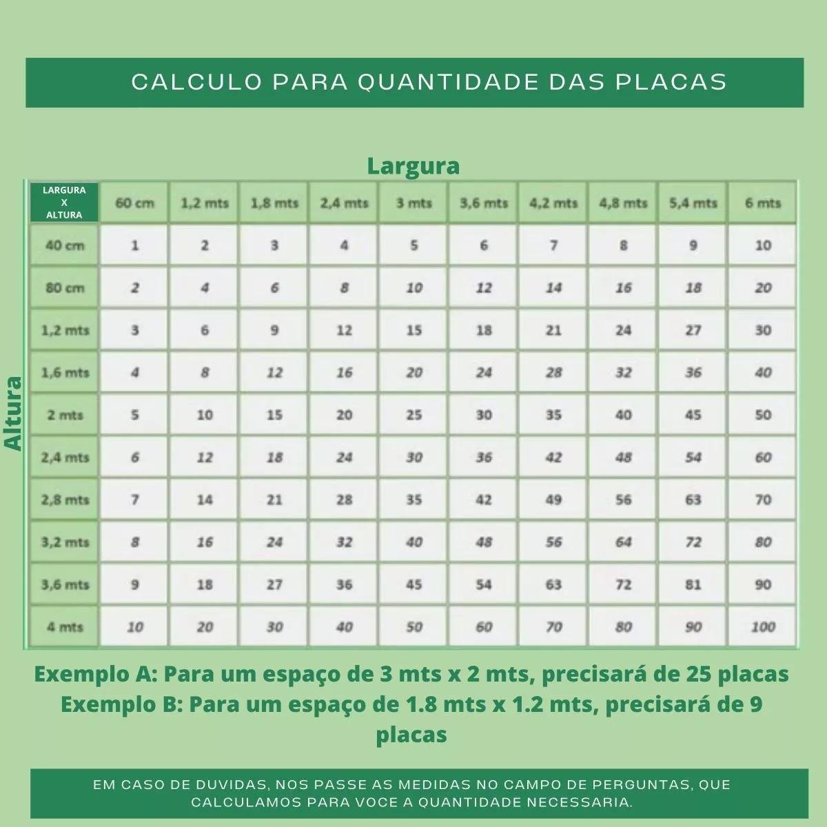 5 Placa de Avenca Verde 40x60 Jardim Vertical Artificial - 2