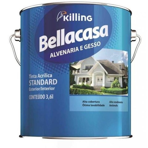Base a Tinta Bellacasa Acrilica Std 3.24lt Fosco