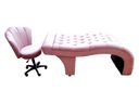 Ver imagem 1 de Maca Estética Joe 60X180 cm + Cadeira Mocho Suede Rosa Facial Cílios E Sobrancelhas Mz Decor