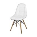 Ver imagem 2 de Cadeira Eames Dkr Botonê Base Eiffel Madeira Branca Inovakasa