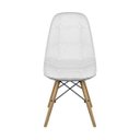 Ver imagem 1 de Cadeira Eames Dkr Botonê Base Eiffel Madeira Branca Inovakasa