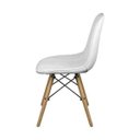Ver imagem 3 de Cadeira Eames Dkr Botonê Base Eiffel Madeira Branca Inovakasa