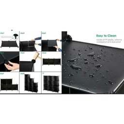 Guarda-roupa Modular com Cabideiro, Sapateira e Prateleira Desmontável - 2