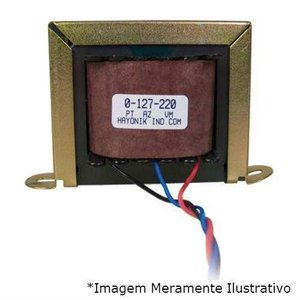 Transformador 12VAC 127/220VAC 210mA 12/400S - Hayonik