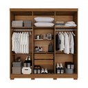 Ver imagem 3 de Guarda-roupa Casal Pinheiro 6 Portas 2 Gavetas Cinamomo - Pnr Móveis