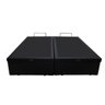 Base Box Baú Queen Bipartida em Corino Preto com Pistão a Gás - 41x158x198cm - 3