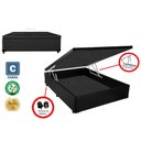 Ver imagem 5 de Base Box Baú Casal com Pistão a Gás - 41x138x188cm