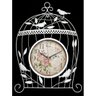 Relógio de Parede Modelo Gaiola Vintage Retro Enfeite de Casa e Jardim Branco (xin-3-branco) - 4