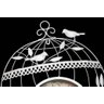 Relógio de Parede Modelo Gaiola Vintage Retro Enfeite de Casa e Jardim Branco (xin-3-branco) - 2