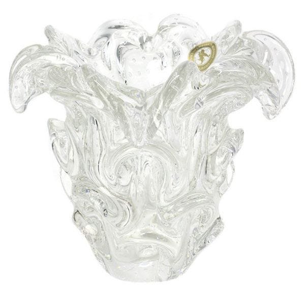 Vaso em Cristal Murano Escamas Transparente - Di Murano - 1