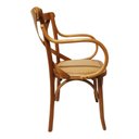 Ver imagem 3 de Kit 2 Cadeiras C/ Braço Bistro Gourmet Luxo com Rattan