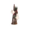 Árvore de Natal Decorativa Cone Rústico Chalé com Laço Cromus 37cm - 1
