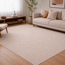 Ver imagem 1 de Tapete Decorativo Sala Quarto Coleção Fibras de Afeto Castor Off White 2,00 x 2,50