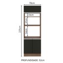 Ver imagem 6 de Torre Quente 3 Portas Glamy Rustic e preto Madesa