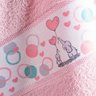 Toalha de Banho Infantil Menina Sweet Moment Rosa 70x130 - 2