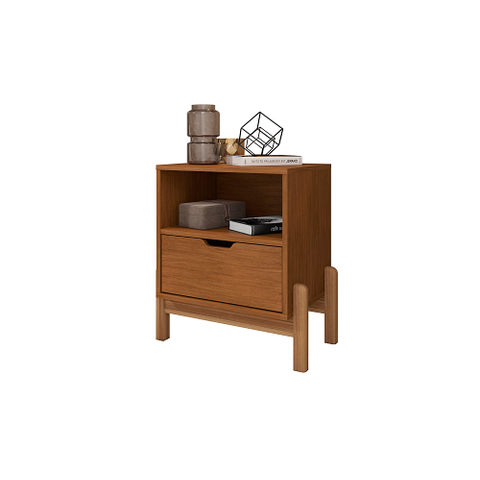 Mesa de Cabeceira Antares Cedro - Casa D Móveis