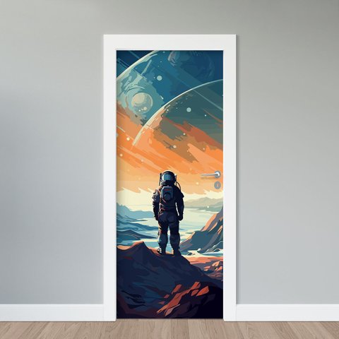 Adesivo de Porta - Space 1