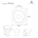 Ver imagem 5 de Tampa de Vaso Decorado Golfinhos Porto para Bacia Luzarte 6lpf Convencional